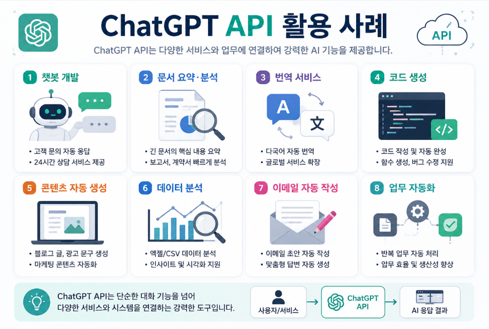 ChatGPT API 활용 사례